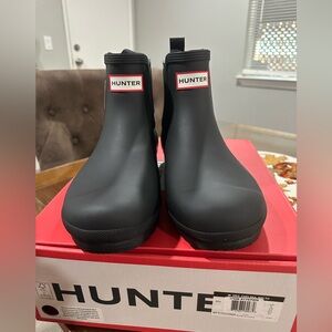 Hunter “Original Insulated Chelsea” Women’s Rain Boots (Black) - NEW Size 10